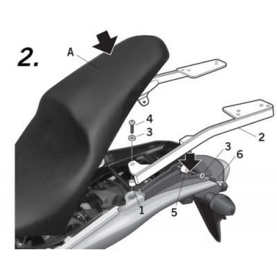 Kit pentru montaj cutie portbagaj  SHAD H0HR67ST