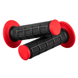 Manșoane motocross MX GRIP DIAMOND DUAL BLACK/RED 803