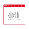 Garnituri frână TRW MCB18