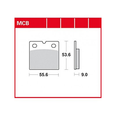 Garnituri frână TRW MCB19 Garnituri frână TRW MCB19