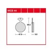 Garnituri frână TRW MCB44 Garnituri frână TRW MCB44 thumb