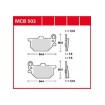 Garnituri frână TRW MCB503 thumb