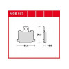 Garnituri frână TRW MCB507