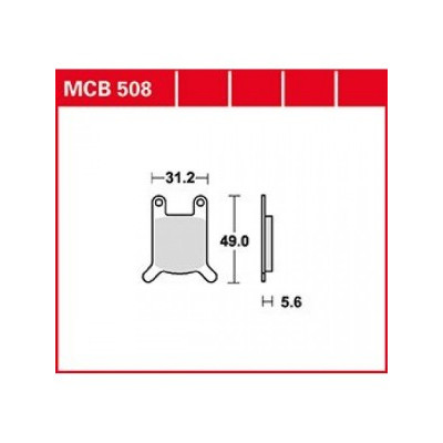 Garnituri frână TRW MCB508 Garnituri frână TRW MCB508