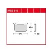 Garnituri frână TRW MCB515 thumb