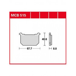 Garnituri frână TRW MCB515
