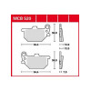 Garnituri frână TRW MCB520