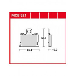 Garnituri frână TRW MCB521