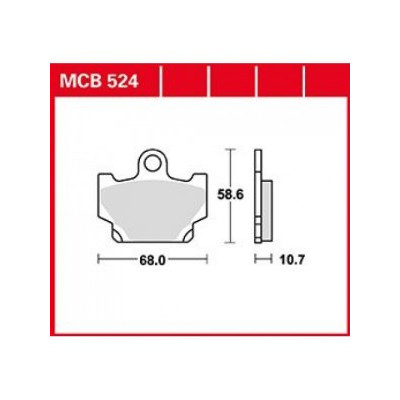 Garnituri frână TRW MCB524 Garnituri frână TRW MCB524