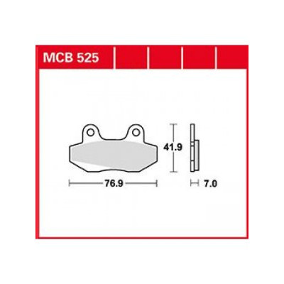 Garnituri frână TRW MCB525 Garnituri frână TRW MCB525