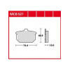 Garnituri frână TRW MCB527