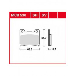 Garnituri frână TRW MCB530SH Garnituri frână TRW MCB530SH