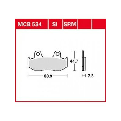 Garnituri frână TRW MCB534