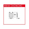 Garnituri frână TRW MCB535RQ
