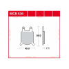 Garnituri frână TRW MCB536