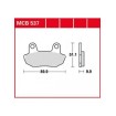 Garnituri frână TRW MCB537 thumb