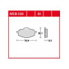 Garnituri frână TRW MCB539