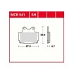 Garnituri frână TRW MCB541SH thumb