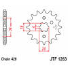 Pinion față JTF1263,13