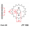 Pinion față JTF1550,14