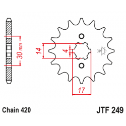 Pinion față JTF249,15 Pinion față JTF249,15