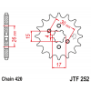 Pinion față JTF252,15