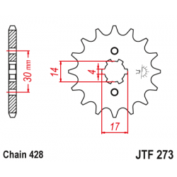 Pinion față JTF273,13 Pinion față JTF273,13