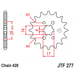 Pinion față JTF277,13 Pinion față JTF277,13