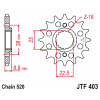 Pinion față JTF403,14