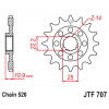 Pinion față JTF707,15