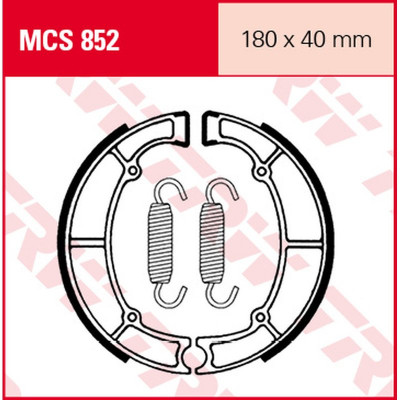 Garnituri frână TRW MCS852 Garnituri frână TRW MCS852