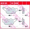 Garnituri frână TRW MCB585 thumb