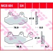 Garnituri frână TRW MCB604 Garnituri frână TRW MCB604 thumb