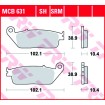 Garnituri frână TRW MCB631SRM Garnituri frână TRW MCB631SRM thumb