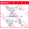Garnituri frână TRW MCB667SI