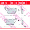 Garnituri frână TRW MCB672SH