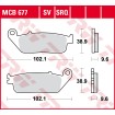 Garnituri frână TRW MCB677SV Garnituri frână TRW MCB677SV thumb