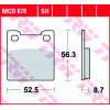 Garnituri frână TRW MCB678SH