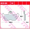 Garnituri frână TRW MCB680 Garnituri frână TRW MCB680 thumb