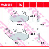 Garnituri frână TRW MCB684