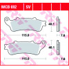 Garnituri frână TRW MCB692