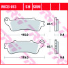 Garnituri frână TRW MCB693SH