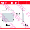Garnituri frână TRW MCB701