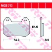 Garnituri frână TRW MCB713 Garnituri frână TRW MCB713 thumb