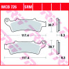Garnituri frână TRW MCB726
