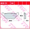 Garnituri frână TRW MCB731 thumb