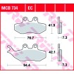 Garnituri frână TRW MCB734 Garnituri frână TRW MCB734 thumb