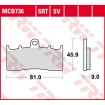 Garnituri frână TRW MCB736 Garnituri frână TRW MCB736 thumb