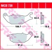 Garnituri frână TRW MCB738 thumb