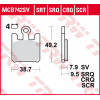 Garnituri frână TRW MCB742SRQ